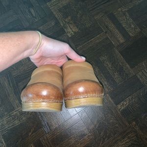 Size 38 Distressed Honey Dansko’s